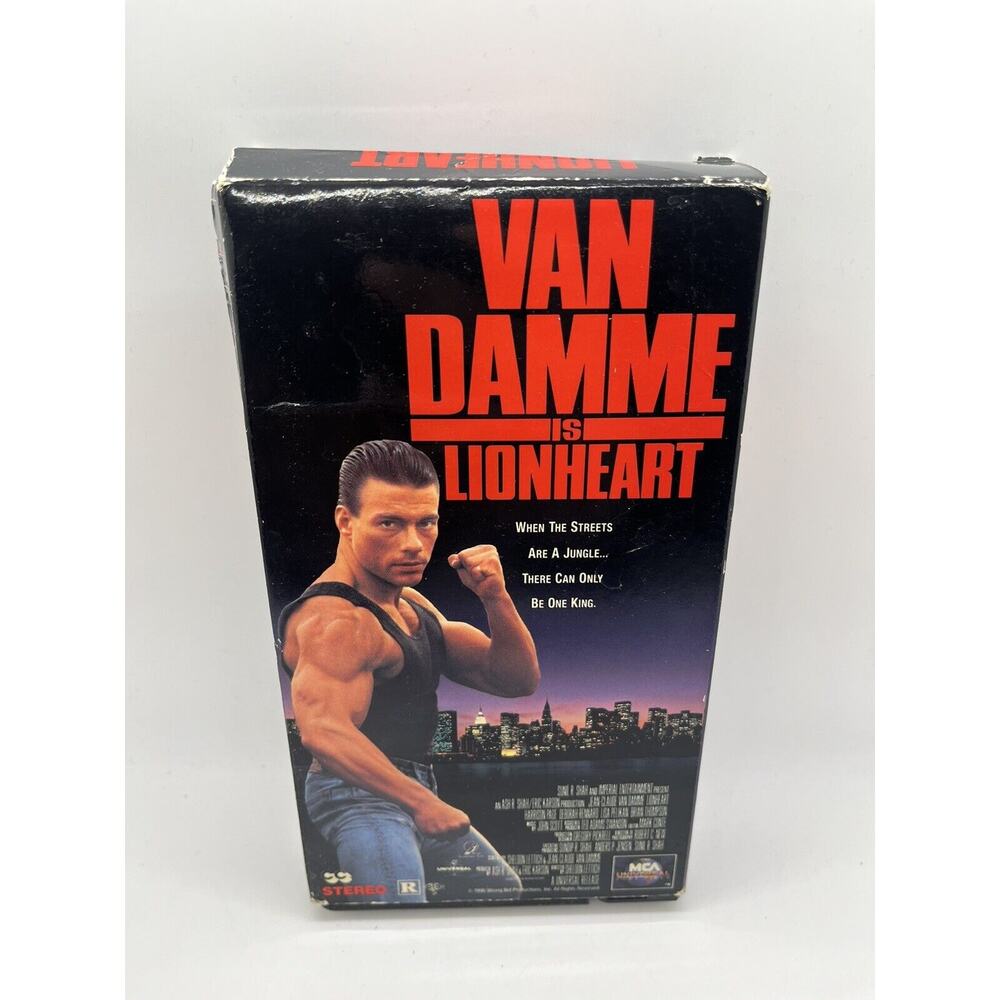 Lionheart VHS - Jean Claude Van Damme + Brian Thompson + Sheldon Lettich